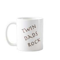 Twin Dads Rock Coffee Mugs