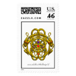 TWIN DRAGONS STAMP