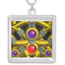 TWIN DRAGONS - Z 2 PERSONALIZED NECKLACE