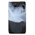 Twin flame feathers and reflection droid RAZR case