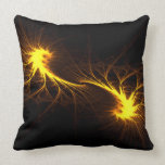 Twin Flames -Abstract Fractal Soul Mate Art Pillow