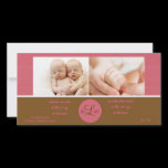 Twin Girls Birth Announcement photo cards