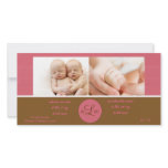 Twin Girls Birth Announcement photo cards