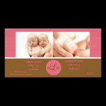 Twin Girls Birth Announcement photo cards