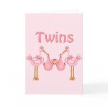 Twin Girls Greeting Card