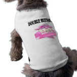 Twin Girls Double Blessing Dog Tshirt