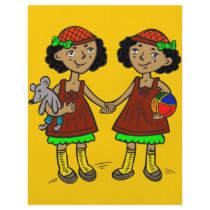 Twin Girls Personalized Flyer