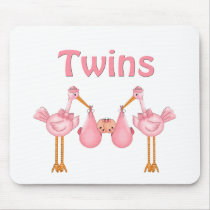 Twin Girls Mouse Pads