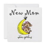 Twin Girls New Mom Gifts Personalized Invite