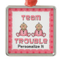 Twin Girls Ornament ornament