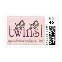 Twin Girls! postage