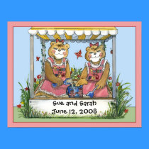 Twin Girls Room Poster posters
