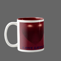 "Twin Hearts"  mug
