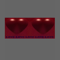"Twin Hearts" women's T-Shirt by Zoltan Buday