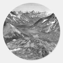 Twin Lakes, Kenai National Moose Range Round Sticker