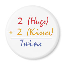 Twin Math magnets by Scrappintwins Twin Math magnets