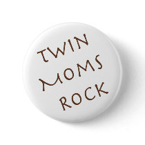 Twin Moms Rock buttons