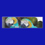 Twin Parrott Bumper Sticker