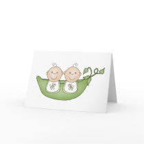 Twin Peas in a Pod cards