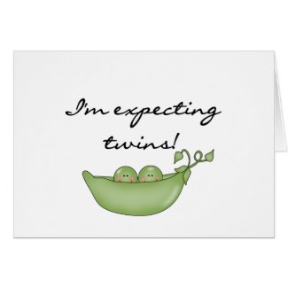 Twin Peas in a Pod card