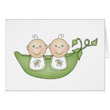 Twin Peas in a Pod Cards