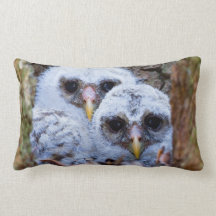 Twin Peeps Throw Pillows