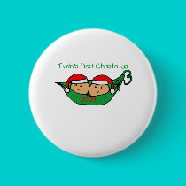 TWIN POD Christmas 2009 buttons