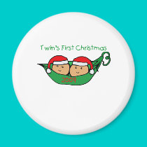 TWIN POD Christmas 2009 magnets