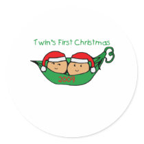 TWIN POD Christmas 2009 stickers by Scrappintwins TWIN POD Christmas 2009 stickers
