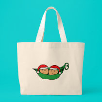 Twin Pod Christmas Graphic bags by Scrappintwins Twin Pod Christmas Graphic bags