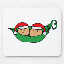 Twin Pod Christmas Graphic mousepads by Scrappintwins Twin Pod Christmas Graphic mousepads