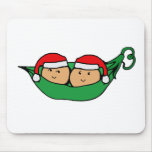 Twin Pod Christmas Graphic mousepads