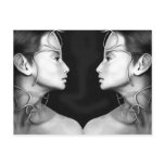 twin postcards