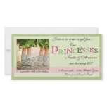 Twin Princesses Birthday Card photo cards
