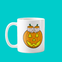 Twin Pumpkin Babies Graphic mugs