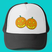 Twin Pumpkins Graphic hats