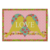 Twin Soul Greeting card cards