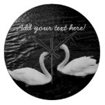 Twin Swans Wall Clocks