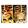 Twin Tikis Greeting Card