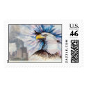 twin towers fallen postage