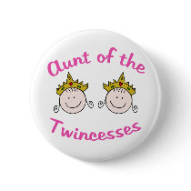 Twincess Aunt buttons by Scrappintwins Twincess Aunt buttons