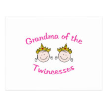 Twincess Grandma Postcard