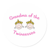 Twincess Grandma Sticker