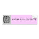 Twine Ball or Bust bumper stickers