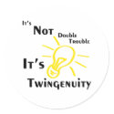 Twingenuity stickers by Scrappintwins Twingenuity stickers
