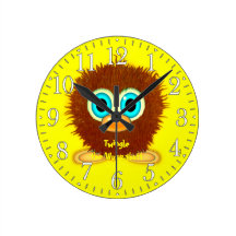 Twingle the Wuzzybutt Kids' Fun Cartoon Clock