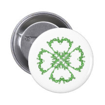 Twining Shamrock Button