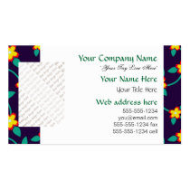 Twining Vines Bright custom business cards