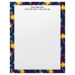 Twining Vines Bright custom Letterhead