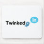 Twitter + LinkedIn Business Networking Mousepad via Twinked.in TwinkedIn Mousepad